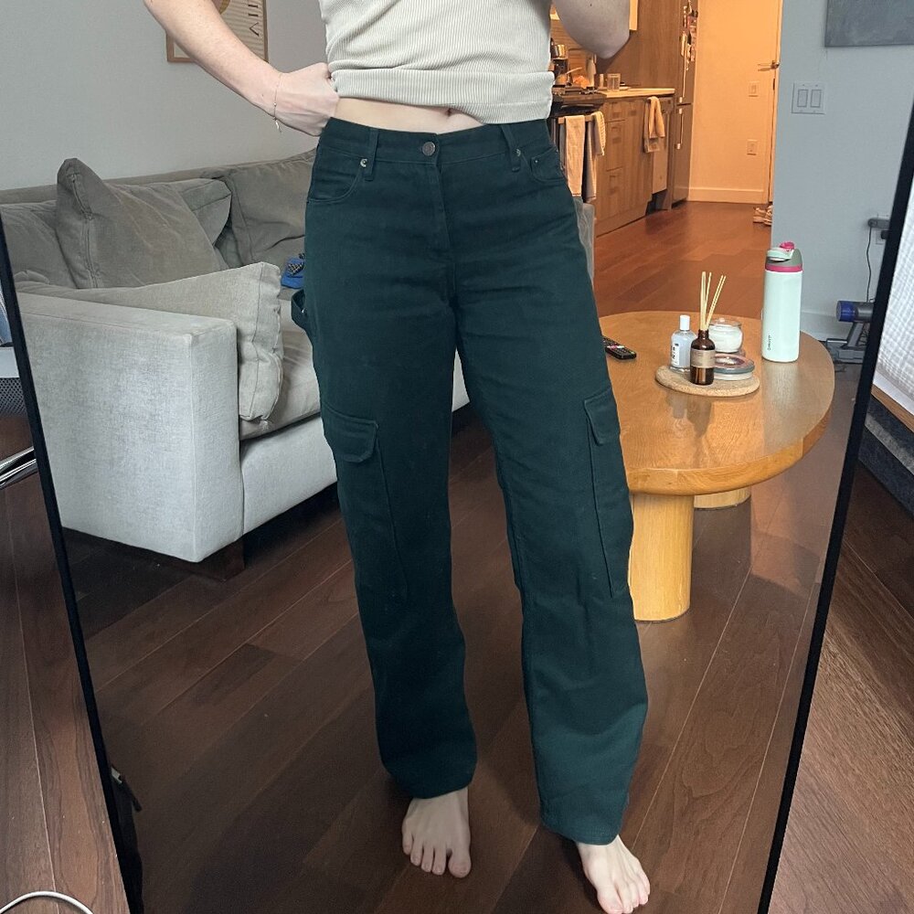 Still Here Subway Jean in Green